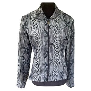 Vintage Y2K Snakeskin print jacket